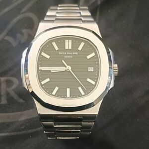 Patek Philippe 3711/1G Gray Dial 18k White Gold (Rare Less Then 700 Made)